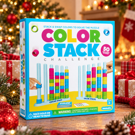 (🎄Early Christmas Sale - 49% OFF)  Color Stack Challenge – Fast-Paced Color Matching Party & Family Game