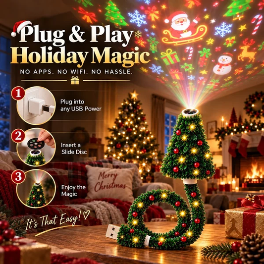 (🎄Early Christmas Sale - 49% OFF) Magical Christmas Tree USB Projector Light