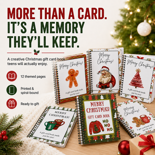 (🎄Early Christmas Sale - 49% OFF) Christmas Gift Card Book